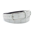 Narrow Ivory Mock - Alligator Belt