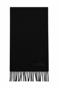 100% Black Casmere Scarf