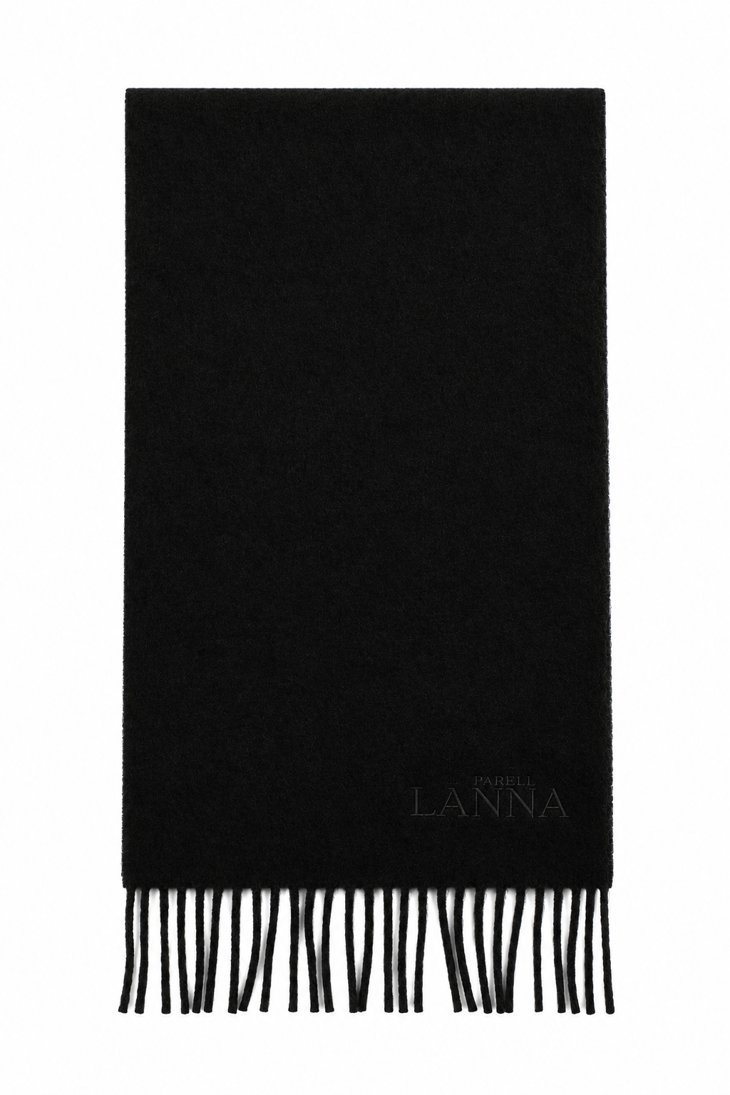 100% Black Casmere Scarf