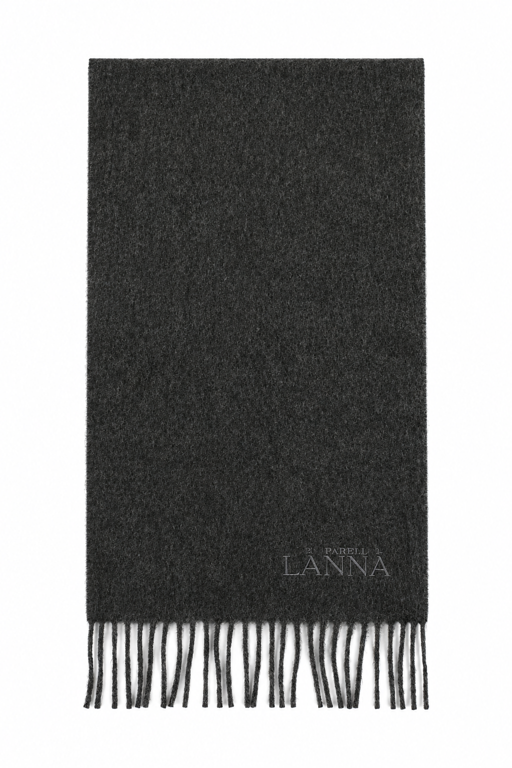 100% Grey Cashmere Scarf